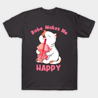 Boba Makes Me Happy T-Shirt